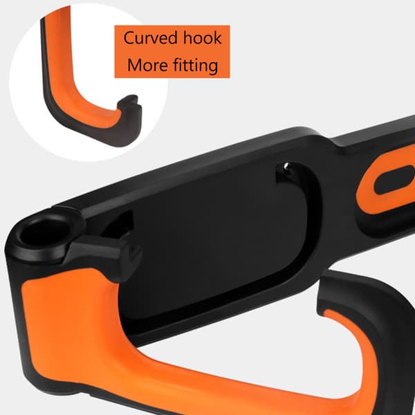【BEMS】Bicycle Stand, Wall Mounted Rubber Bicycle Rack, Compatible with 2 Bikes, Indoor and Outdoor, STOL