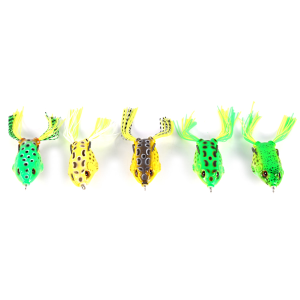 5 stk/boks Simulerings-tåke agn Fiske Lures Crank Bait Hook Tackle Agn For Utendørs Fiske