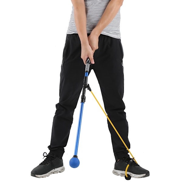 Golf Swing Trainer Holdningskorrigerer Aluminium Træningsudstyr Blå
