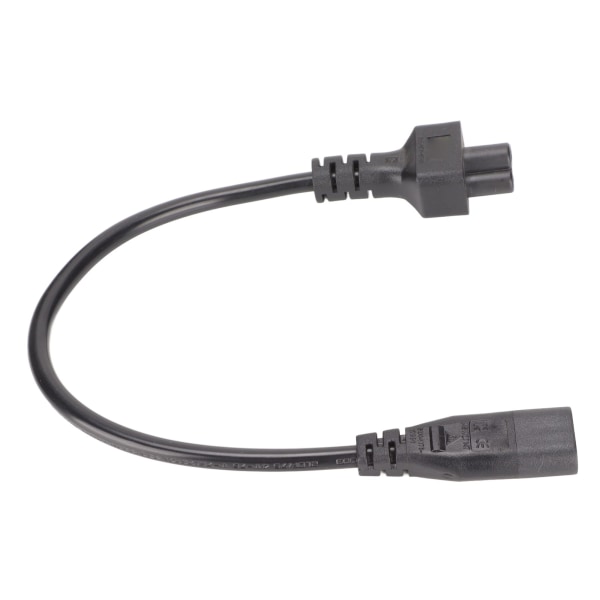 IEC320 C8 til IEC320 C5 strømledning IEC320 C8 han til C5 hun kabeladapter til 3-benede bærbare strømadaptere 100‑250V ++