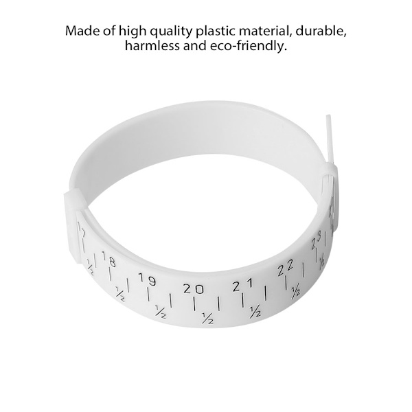 Plastmätare för armband, armbandsmätare, handledsmåttverktyg, måttlinjal