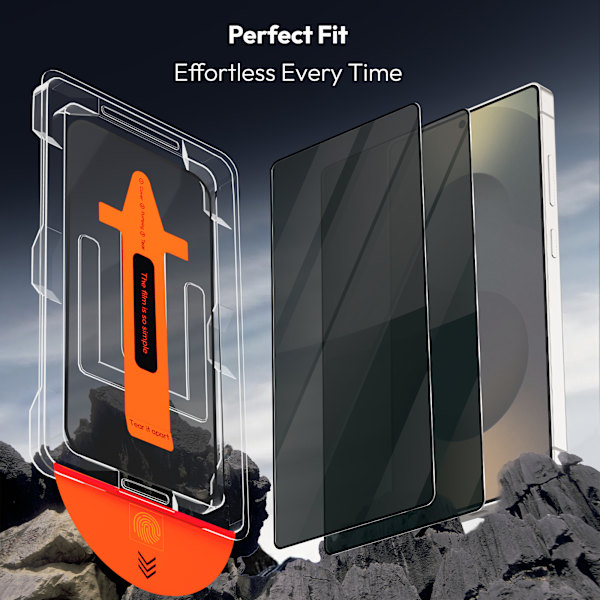 【BEMS】2-Pack Compatible with Samsung S25 Ultra Privacy Screen Protector - Tempered Glass | [Automatic Installation] - Bubble-Free