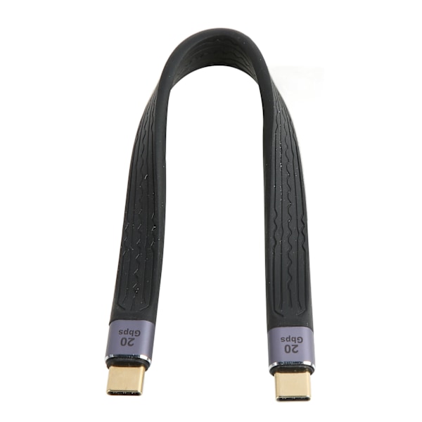 Typ C till Typ C Kabel 22cm PD 100W Snabbladdning FPC Stark Metall 4K 60Hz PD Snabbladdningskabel för Telefon Laptop