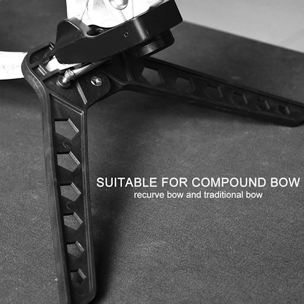 Foldbar Bærbar Compound Bow Stativ Holder Stativ Beslag til Bueskydning Målskydning