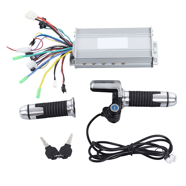 Sähköpyörän ohjainsarja - 36/48V 1000W, nopeuden säädön kaasukahva, LCD-näyttö
