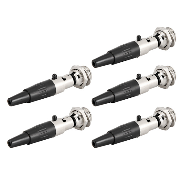 5 kpl 3-napainen Mini XLR Puhdas Kupari liitin DIY Audio Kaapelin Pistorasia Päänäppäinliitäntää varten