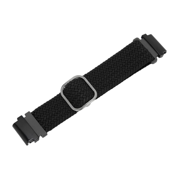 BEMS Watch Band Vävda Nylon Storlek Justerbar Watchband Watch Strap för Garmin Fenix 7S 6S 5S Svart