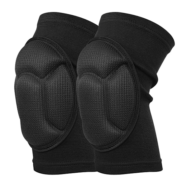 Tykke Svampe Knebeskytter Sport Putestøtte Erme Crashproof for Keeper Dansing (M, Svart)