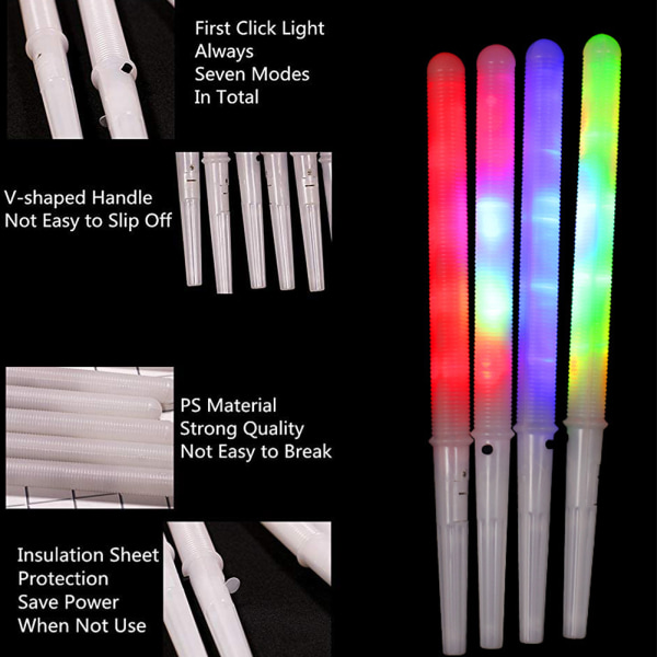 LED-glødende pinner egnet for sukkerspinnmaskin Light Up Sticks/