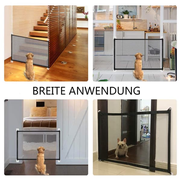 【BEMS】Hundehegn - Sort - Lille 110*72 (Stærk selvklæbende krog)
