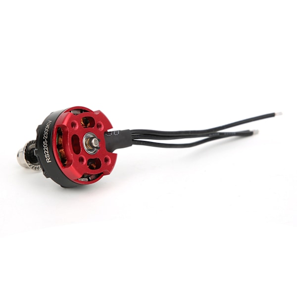 RS2205 2300KV Borstlös Motor CW med Silvermutter KSX3566 för FPV Racing Fyrahjulsdriven FPV Multikopter (Röd)