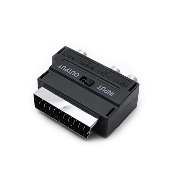 【BEMS】Scart komposit ljud-/videoadapter, ingång/utgång