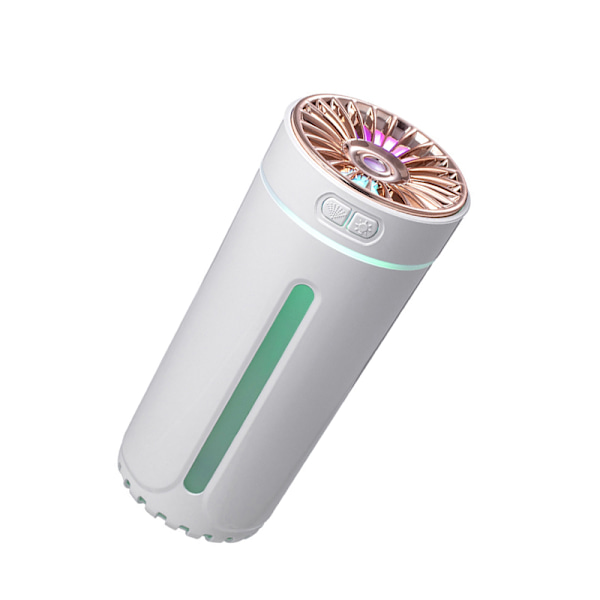 Luftfukter for bil 300 ml Kapasitet Fargerik nattlampe Mini USB Bærbar eterisk oljespreder for hjemmekontor Hvit