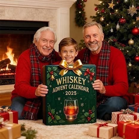 Öljulkalender – 24 dagars adventskalender med 2D-ölflaskmodell, perfekt julklapp Kompatibel med whiskyälskare