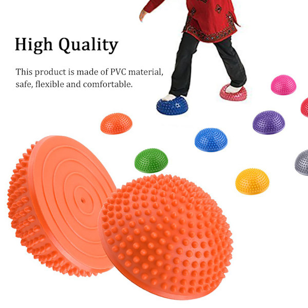 Ilmapallo PVC Puoli Jooga Tasapainopallo Fitness- ja Hierontaharjoituksiin