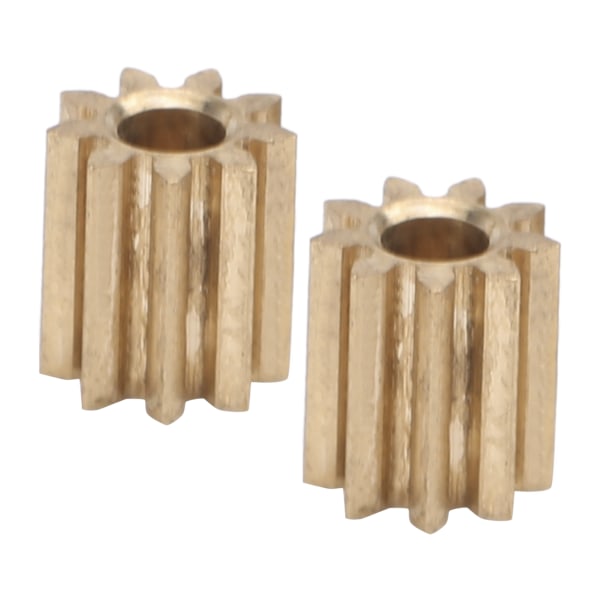 2 st Motorväxel Brass Ersättning för Duplo Intelli Lok Modul 0.5 9 Tänder