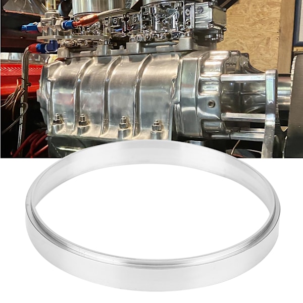 Aluminium Luftrenare Spacer Ersättningstillbehör för Förgasare med 5 1/8 tum Öppning 1/2 tum