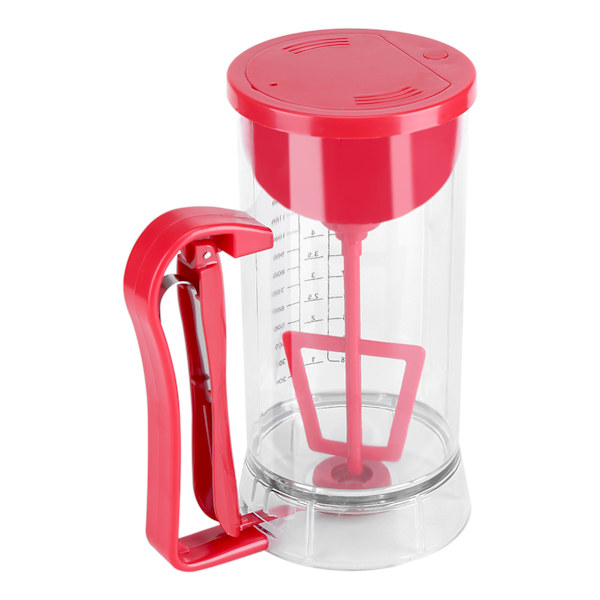 Batteridrevet Kordløs Elektrisk Mixer og Dispenser til Pandekage-, Cupcake- og Vaffeldej