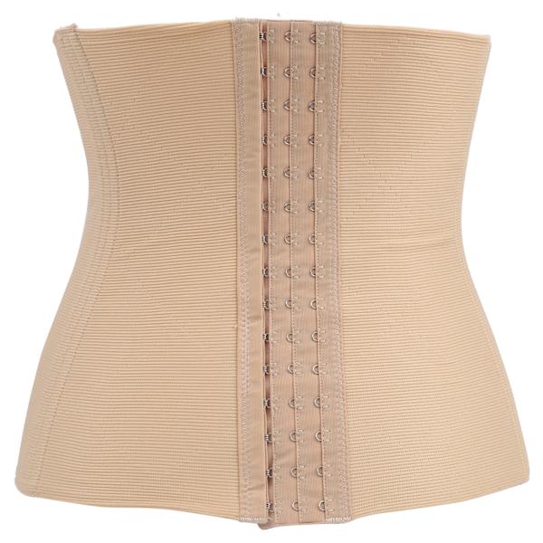 Justerbar Sports Fitness Abdomen Strap Slimming Belly Band Body Shaper Bælte Talje Trimmer Bryst Talje Strap (Hudfarve) M