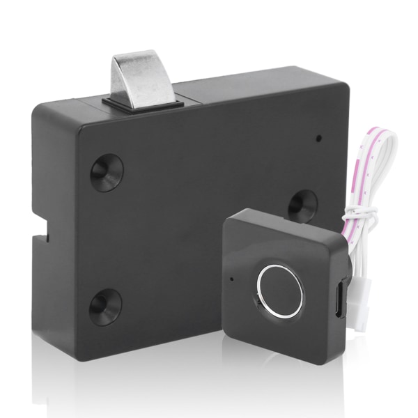 Smart biometrisk fingeraftrykslås Hurtig oplåsning USB-opladning til opbevaringsskab Skuffeskab//+