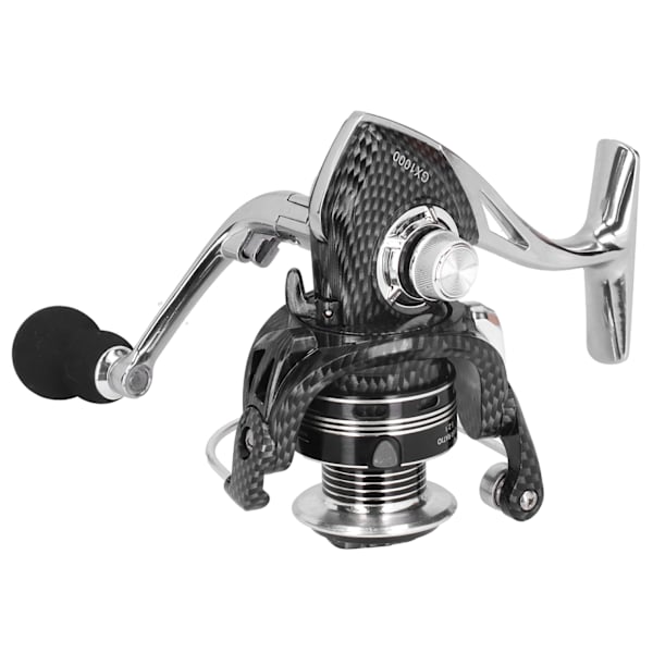 Metal Spinnefiskespole Havestang Gapless Duplex Leje Fiskesnøre Spoler TilbehørGX1000