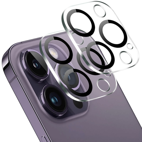 [2-Pack] iPhone 14 Pro Max Tempered Glass Lens Protector - Camera Compatible, Anti-Scratch