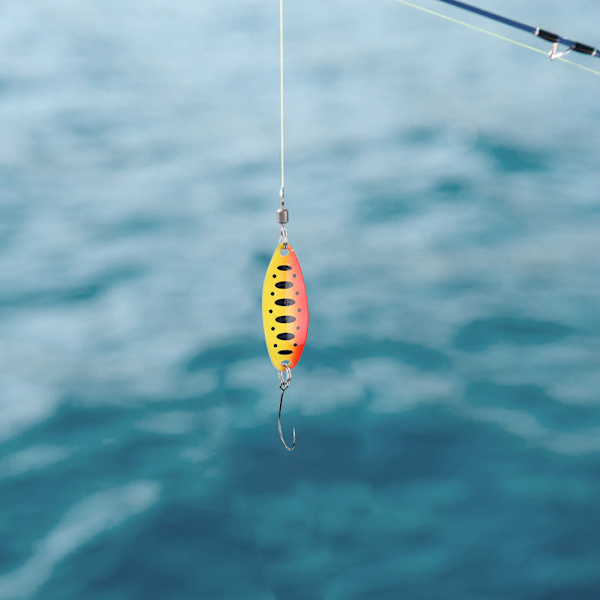 Ørretblinkere Ørretblinkere for fiskeørret 3,5g/3,4cm (oransje svart prikk)
