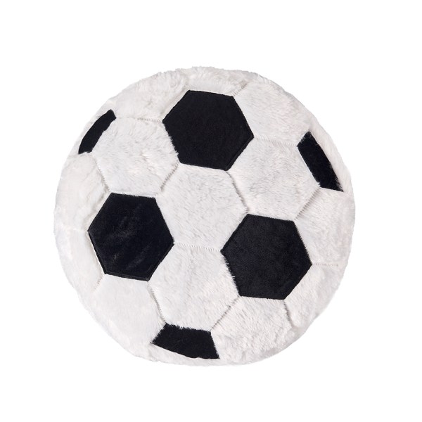 Simuloitu pallomainen tyyny talvi pehmo hengittävä fani lahja pehmolelu jalkapallo talvi