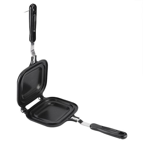 2-i-1 Non-stick Dobbeltsidig Stegepande og Sandwichbrødrister