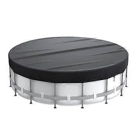 Slitstarkt 4,5 meter runt vinterpoolskydd Kompatibel med ovanmarkspooler - Robust, UV-skyddande, vindtät design