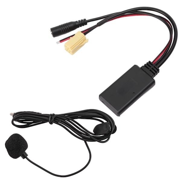 Auton Bluetooth 5.0 AUX IN -kaapeli Handsfree-mikrofoni ABS Lämmönkestävä korvaus Alfa Romeo 159:lle