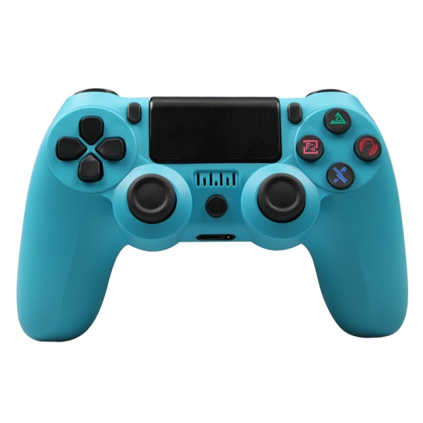 BE-PS4 trådlös Bluetooth kontroll 4:e generationens kontroll med ljus stav-blå