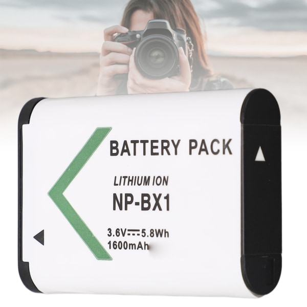 NP BX1 Batteri 3,6V 1600mAh NP BX1 Lithium Ion Batteri for Cyber ​​Shot DSC HX RX1 RX1R II RX100 FDR X3000 HDR AS50 AS300 ZV 1 Digitalkamera /