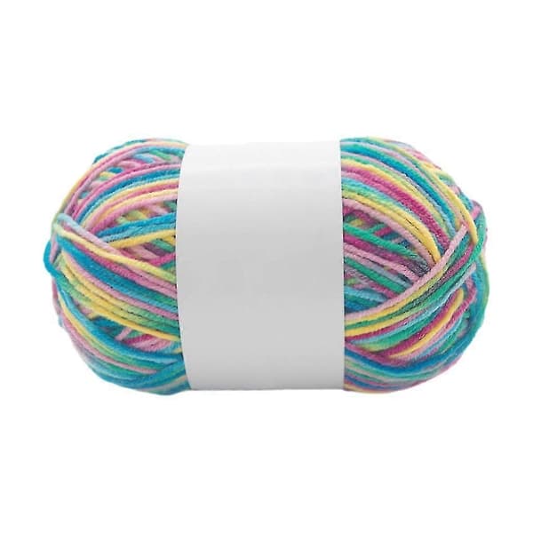 Hæklegarn Blødt akrylgarn Bomuldsgarn Strikkegarn Vævegarn 50g 34