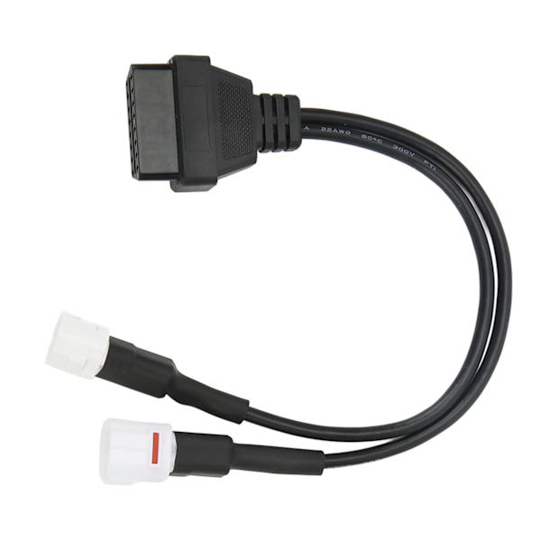 OBD2 til 3-pinners og 4-pinners diagnoseadapterkabel Les motordatafeilsøking for motorsykkel