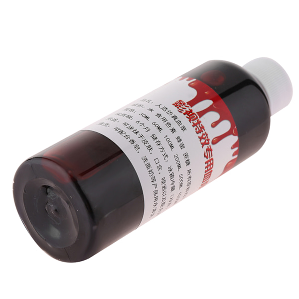 100ml Professionellt Falskt Blod Special Halloween Sår Ärr Zombie Fancy Make Up Falskt Blod