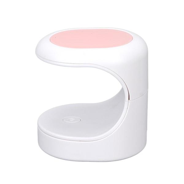 TIMH 16W Mini UV LED-neglelampe Bærbar hurtigtørkende neglegel-tørker for enkeltfingernegl rosa