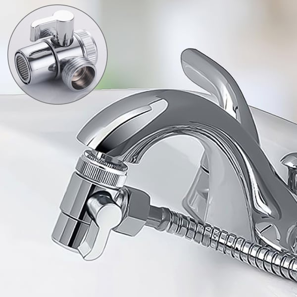 Diverter Valve 3/4 for Basin Mixer Silver Silver 82