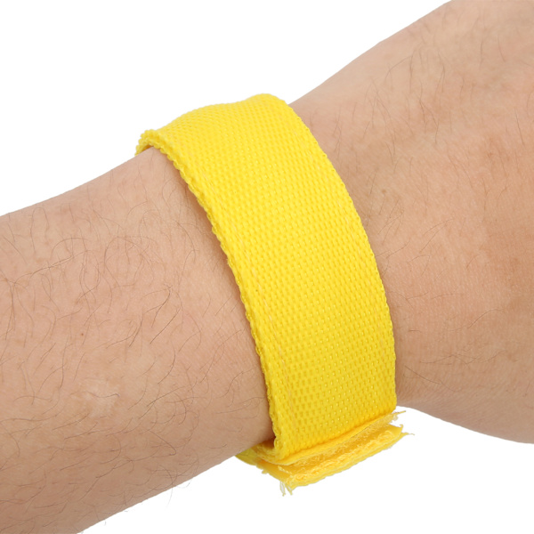 LED-armband för löpning och cykling utomhus - Justerbar blinkande armband, Gul