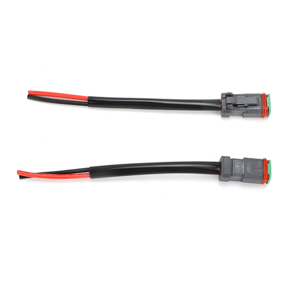 2kpl DT 2Pin uros naaras johtosarjaliitin IP68 Vedenpitävä LED-työvalolle Light Bar