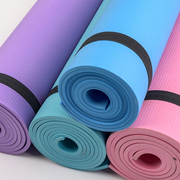 4MM Yoga Mat EVA Anti-Skrid Sikkerhed Slim Yoga Hjem Gym Træningsmåtter Pilates Gym Træningsunderlag Fitness Mat