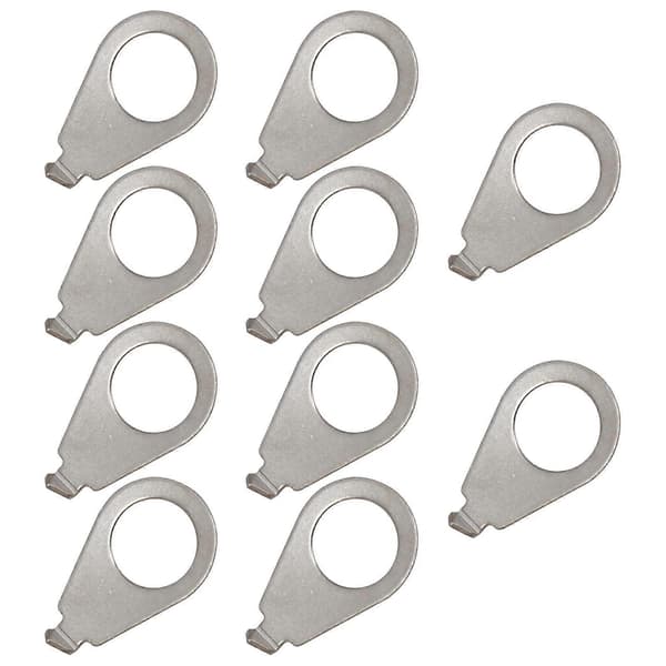 10x Potion Indicator Iron Kompatibel med Musikinstrument Elgitarr LP Gitarr Silver