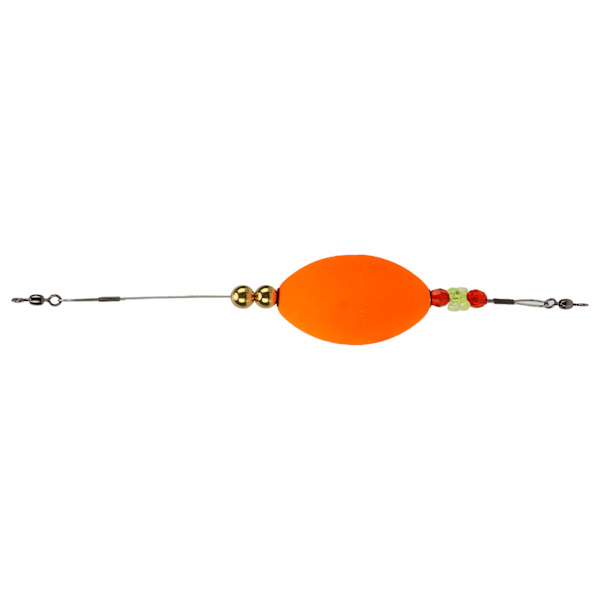 Rød Fiske Kork Flyde Tackle Høj Følsomhed Holdbar Bobber Stick til Dybt Vand Orange