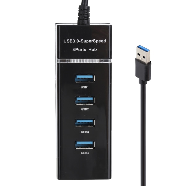 1 til 4 USB 3.0 HUB hann-til-hunn USB-forlengelsesadapter-kabelsplitter for PC Laptop++