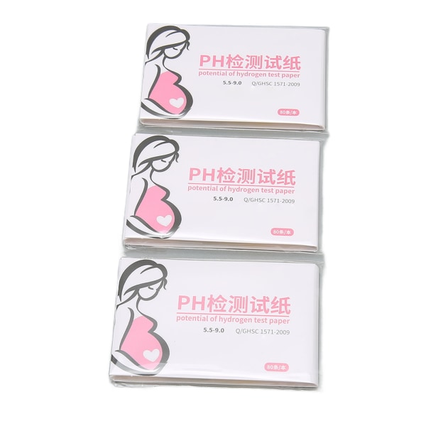 TIMH 3 sett fostervannsprøvestrimler for gravide hjemme med høy sensitivitet feminine PH-teststrimler