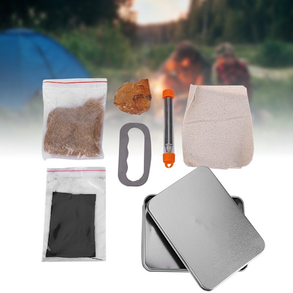 Udendørs Original Overlevelses Tændingsværktøj Meteor Camping Ildstarter Flint Sæt