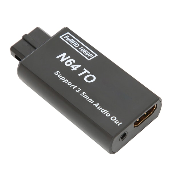 for N64 til HD Multimedia Interface Converter 1080p Støtte PAL NTSC videospilladapter med 3,5 mm grensesnitt ++