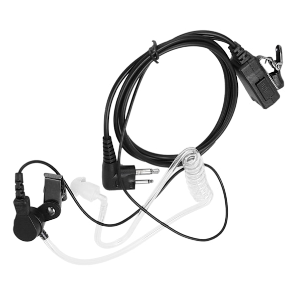 Walkie Talkie Øretelefon Lufttube Øretelefon Headset ABS til Motorola CLS1110 CLS1410 To-vejs Radio