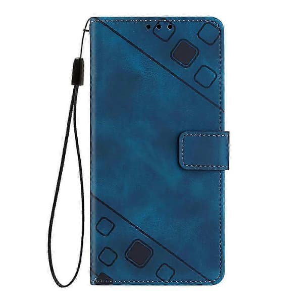 Samsung Galaxy S25 FE Plånboksfodral med magnetisk stängning, PU-läder, 3 kortfack, stativ, stötsäker blue
