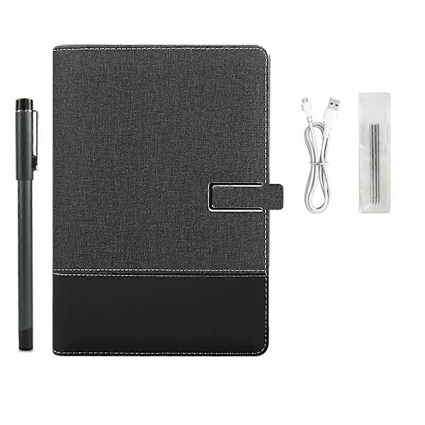 【BEMS】Syncify digital skissbok med A5-refill Kompatibel med raderbart papper + 5 extra refills, Syncify digital skissbok A
